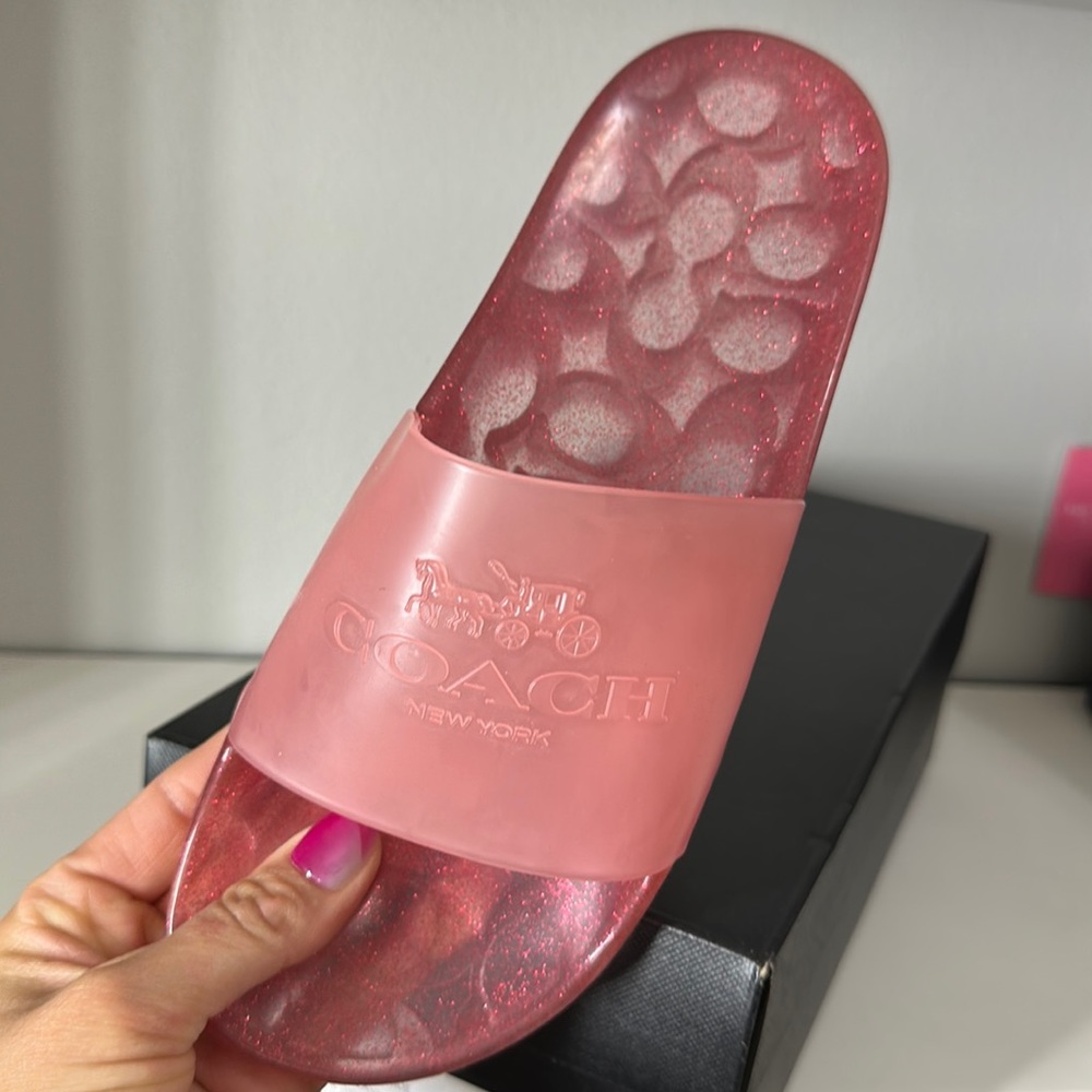 Coach Rubber Slide